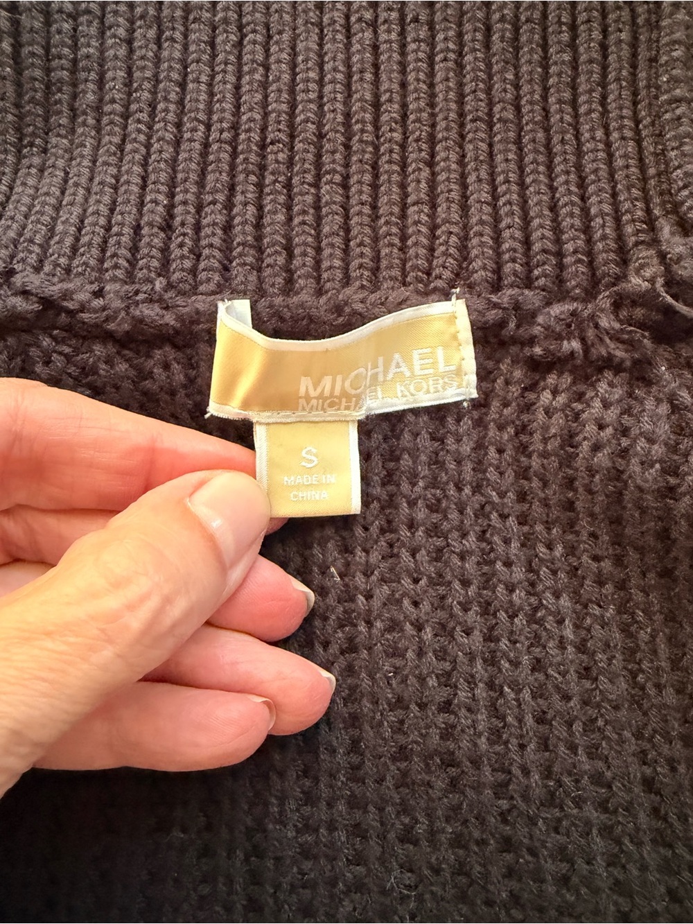 MICHAEL Michael Kors Sleeveless Turtleneck Knit Sleeveless Sweater Top small - Picture 4 of 5